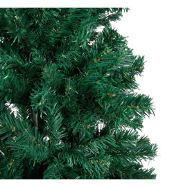 Arbre de Noël artificiel avec branches épaisses vert 180 cm PVC