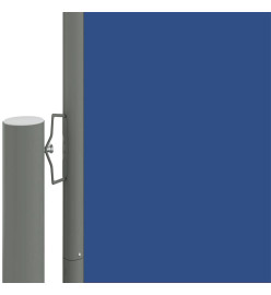 Auvent latéral rétractable Bleu 180x1000 cm