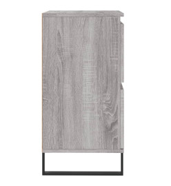 Buffets 3 pcs Sonoma gris Bois d'ingénierie