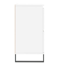 Buffets 2 pcs blanc bois d'ingénierie