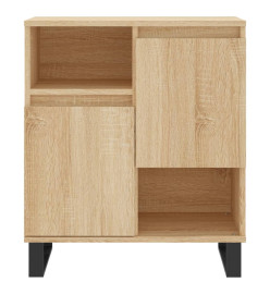 Buffets 2 pcs chêne sonoma bois d'ingénierie
