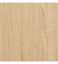 Buffet chêne sonoma 69,5x32,5x180 cm bois d'ingénierie