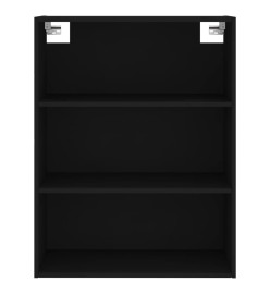 Buffet haut Noir 69,5x34x180 cm Bois d'ingénierie