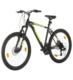 Vélo de montagne 21 vitesses Roues de 27,5 pouces 50 cm Noir