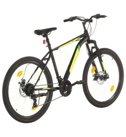 Vélo de montagne 21 vitesses Roues de 27,5 pouces 50 cm Noir