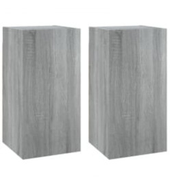 Ensemble de meubles TV 5 pcs Sonoma gris Bois d'ingénierie