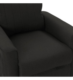 Fauteuil électrique de massage Noir Tissu