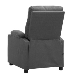 Fauteuil électrique de massage Gris clair Tissu