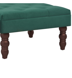 Tabouret Vert foncé 60x60x36 cm Velours