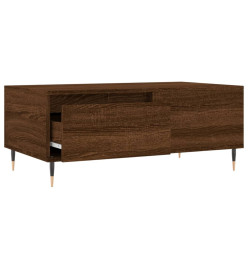 Table basse Chêne marron 90x50x36,5 cm Bois d'ingénierie