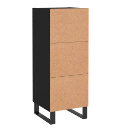 Buffet Noir 34,5x34x90 cm Bois d'ingénierie