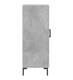 Buffet Gris béton 34,5x34x90 cm Bois d'ingénierie