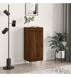 Buffet Chêne marron 34,5x34x90 cm Bois d'ingénierie