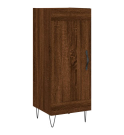Buffet Chêne marron 34,5x34x90 cm Bois d'ingénierie