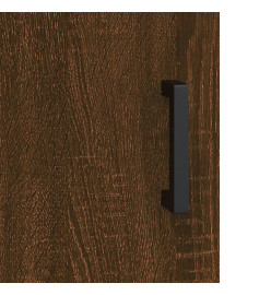 Armoire murale chêne marron 69,5x34x90 cm bois d'ingénierie