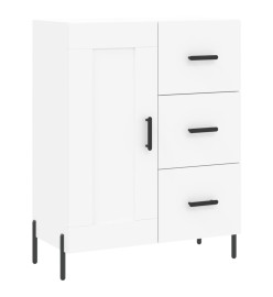Buffet blanc 69,5x34x90 cm bois d'ingénierie