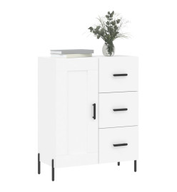 Buffet blanc 69,5x34x90 cm bois d'ingénierie
