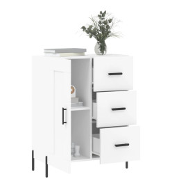 Buffet blanc 69,5x34x90 cm bois d'ingénierie
