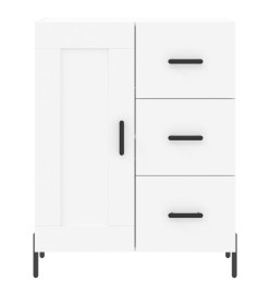Buffet blanc 69,5x34x90 cm bois d'ingénierie
