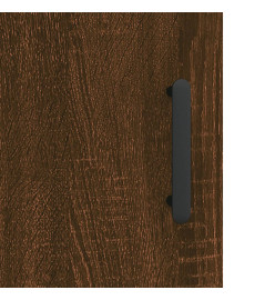 Armoire murale chêne marron 60x31x60 cm bois d'ingénierie