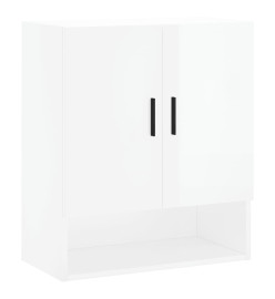 Armoire murale Blanc brillant 60x31x70 cm Bois d'ingénierie
