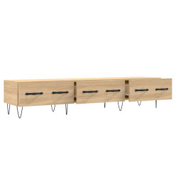 Meuble TV chêne sonoma 150x36x30 cm bois d'ingénierie