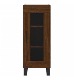 Buffet Chêne marron 34,5x34x90 cm Bois d'ingénierie
