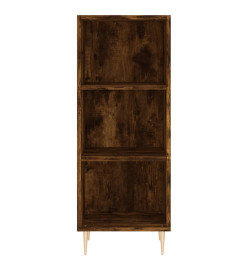 Buffet chêne fumé 34,5x32,5x90 cm bois d'ingénierie