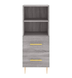 Buffet Sonoma gris 34,5x34x90 cm Bois d'ingénierie