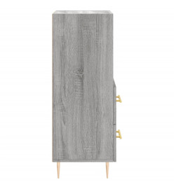 Buffet Sonoma gris 34,5x34x90 cm Bois d'ingénierie
