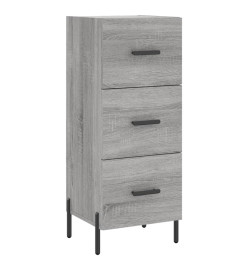 Buffet Sonoma gris 34,5x34x90 cm Bois d'ingénierie