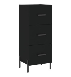 Buffet Noir 34,5x34x90 cm Bois d'ingénierie