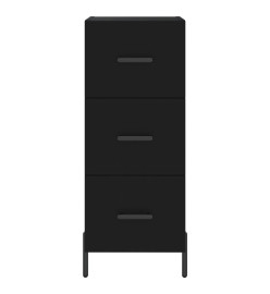 Buffet Noir 34,5x34x90 cm Bois d'ingénierie