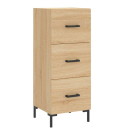 Buffet Chêne sonoma 34,5x34x90 cm Bois d'ingénierie