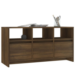 Meuble TV Chêne marron 102x37,5x52,5 cm Aggloméré