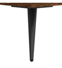 Table de chevet chêne marron 40x40x50 cm bois d’ingénierie