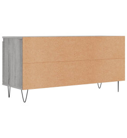 Meuble TV sonoma gris 104x35x50 cm bois d'ingénierie