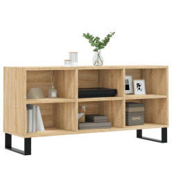 Meuble TV chêne sonoma 103,5x30x50 cm bois d'ingénierie