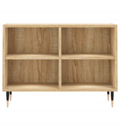 Meuble TV chêne sonoma 69,5 x 30 x 50 cm bois d'ingénierie