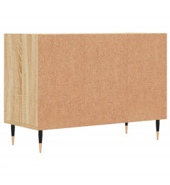 Meuble TV chêne sonoma 69,5 x 30 x 50 cm bois d'ingénierie