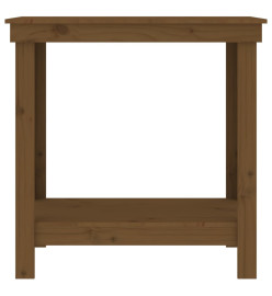 Banc de travail Marron miel 80x50x80 cm Bois de pin massif