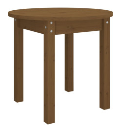 Table basse Marron miel Ø 45x40 cm Bois massif de pin