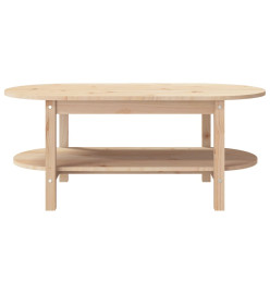 Table basse 110x55x45 cm Bois massif de pin