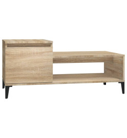 Table basse Chêne sonoma 100x50x45 cm Bois d'ingénierie