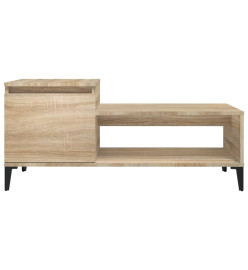 Table basse Chêne sonoma 100x50x45 cm Bois d'ingénierie