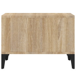 Table basse Chêne sonoma 60x50x36,5 cm Bois d'ingénierie