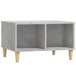 Table basse Gris béton 60x50x36,5 cm Bois d'ingénierie