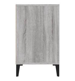 Armoire à chaussures Sonoma gris 102x36x60 cm Bois d'ingénierie