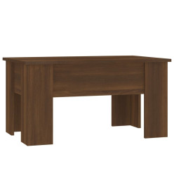 Table basse Chêne marron 79x49x41 cm Bois d'ingénierie