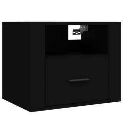 Tables de chevet murales 2 pcs Noir 50x36x40 cm